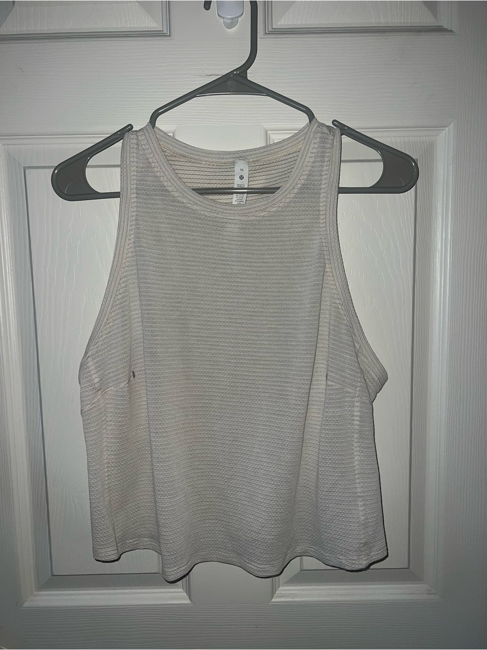 lululemon athletica Ribbed Sleeveless Tank - Cream